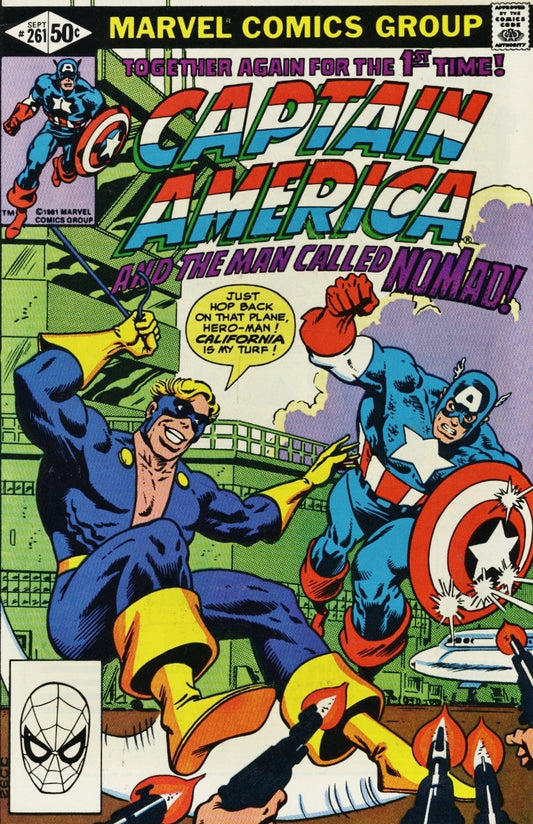 Captain America #261 CVR A Marvel 1981 FN