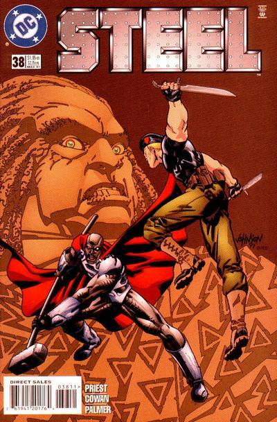 Steel #38 CVR A DC Comics 1997 FN