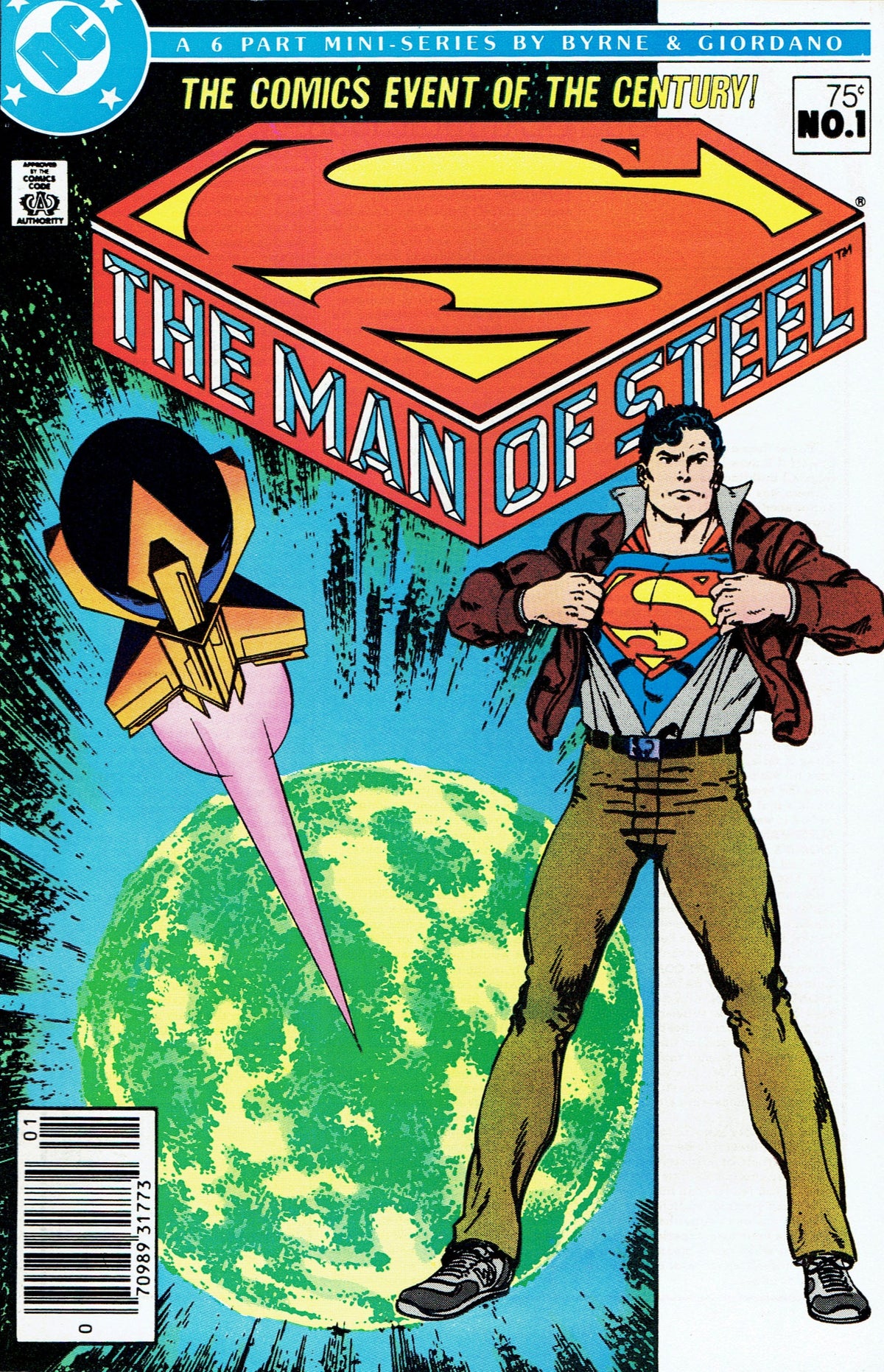 The Man of Steel #1 CVR A DC Comics 1986 VF