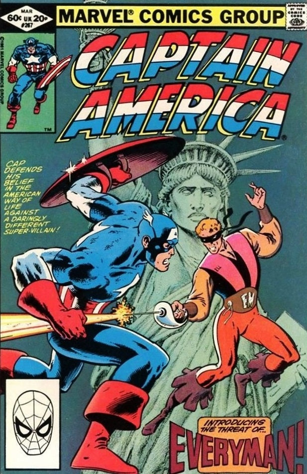 Captain America #267 CVR A Marvel 1982 FN