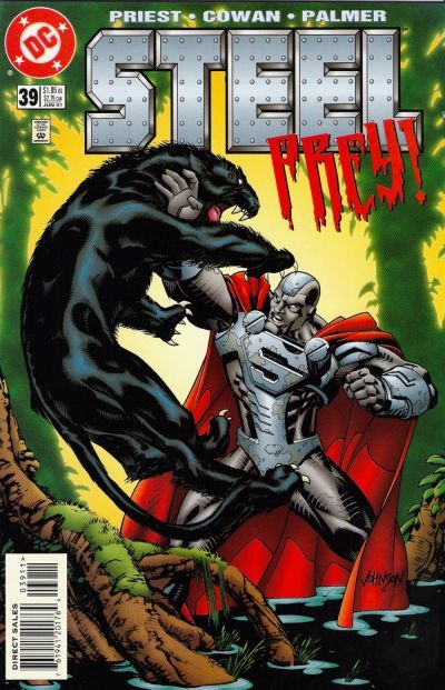 Steel #39 CVR A DC Comics 1997 FN