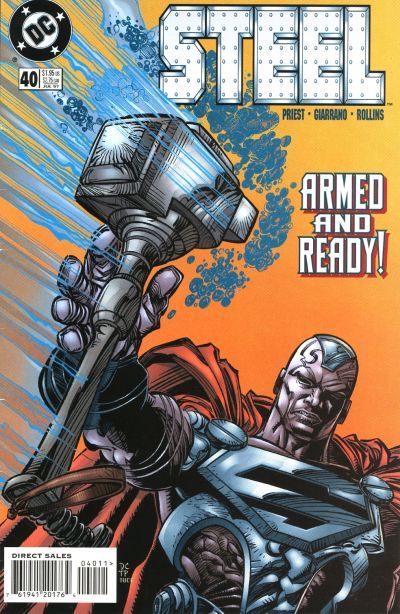 Steel #40 CVR A DC Comics 1997 FN