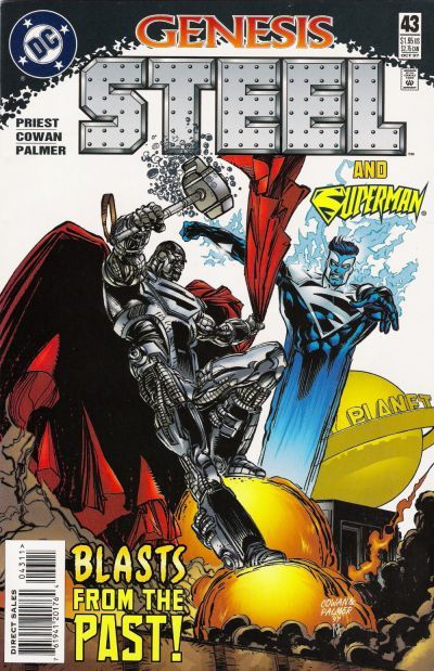 Steel #43 CVR A DC Comics 1997 FN
