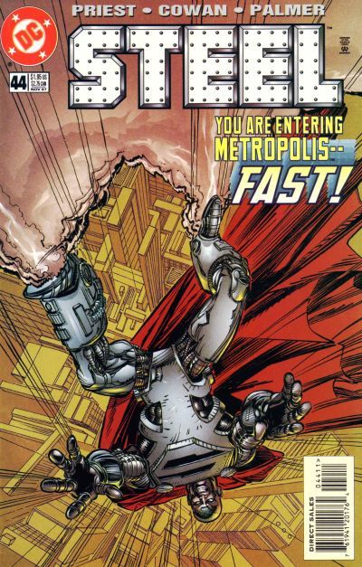 Steel #44 CVR A DC Comics 1997 FN