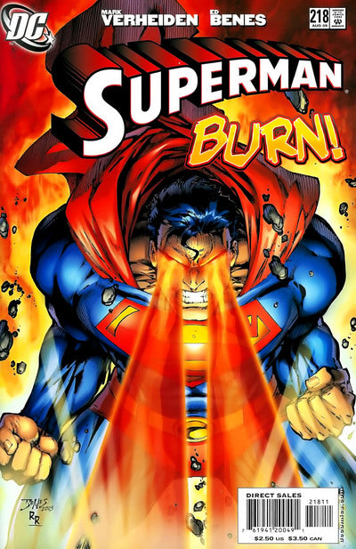 Superman #218 CVR A DC Comics 2005 VG