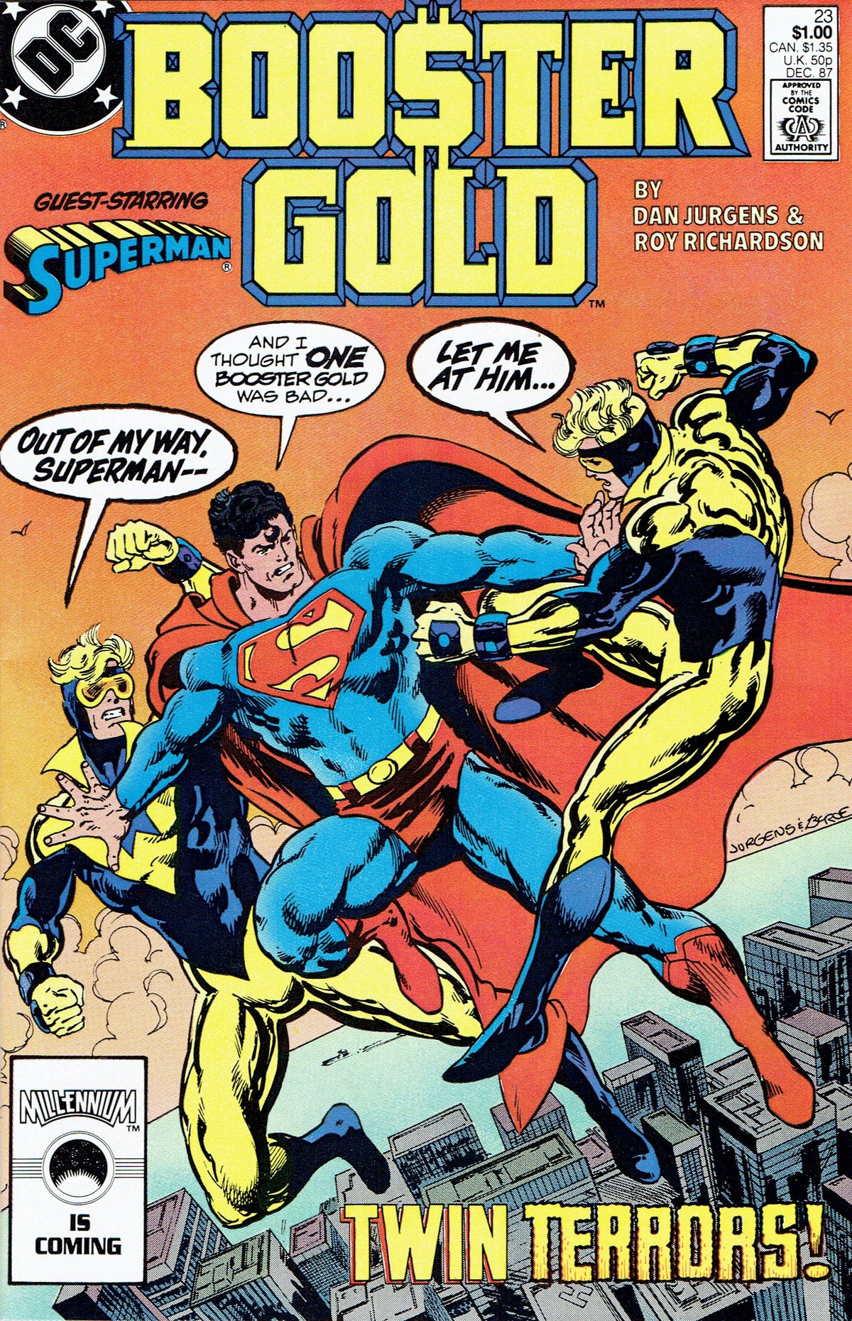 Booster Gold #23 CVR A DC Comics 1987 FN