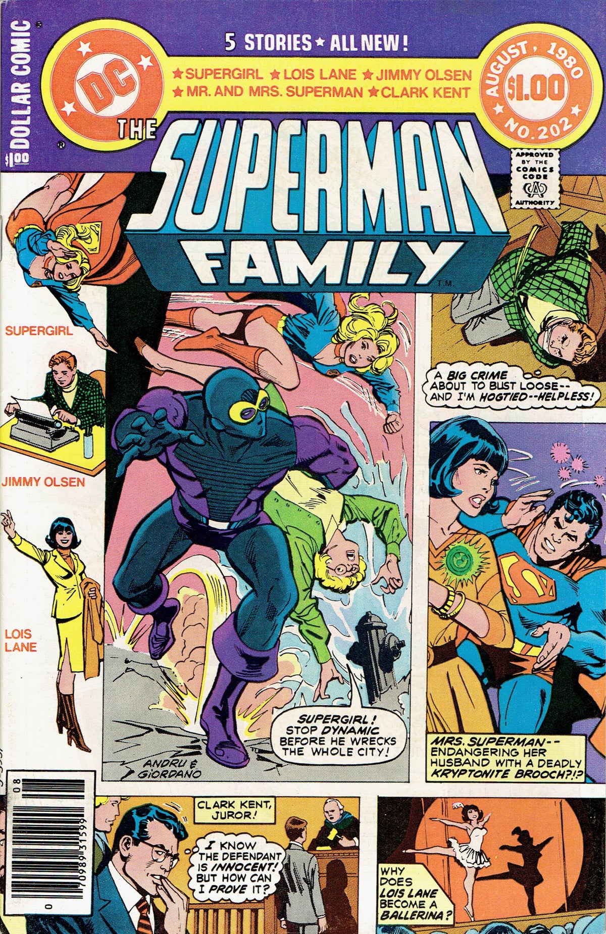 The Superman Family #202 CVR A DC Comics 1980 G/VG