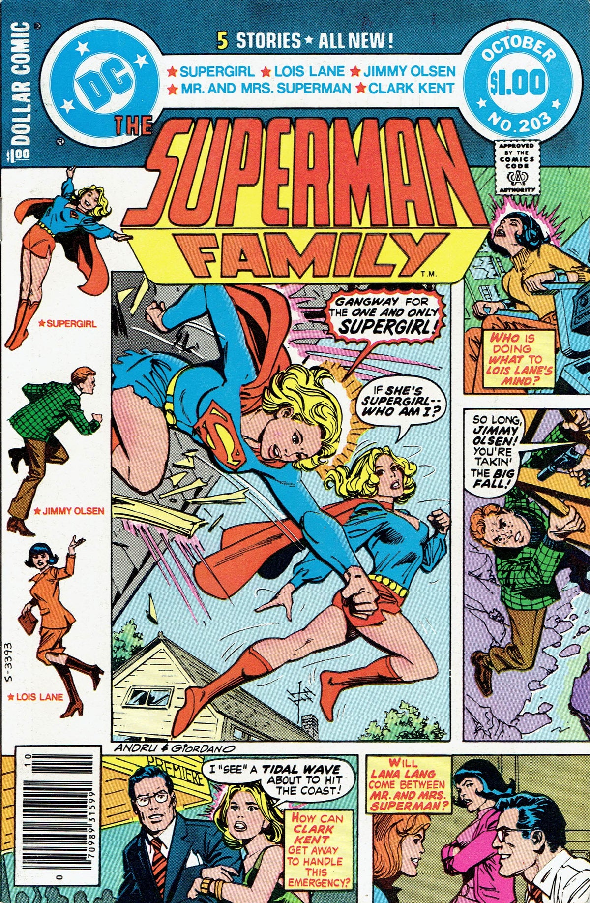 The Superman Family #203 CVR A DC Comics 1980 G/VG