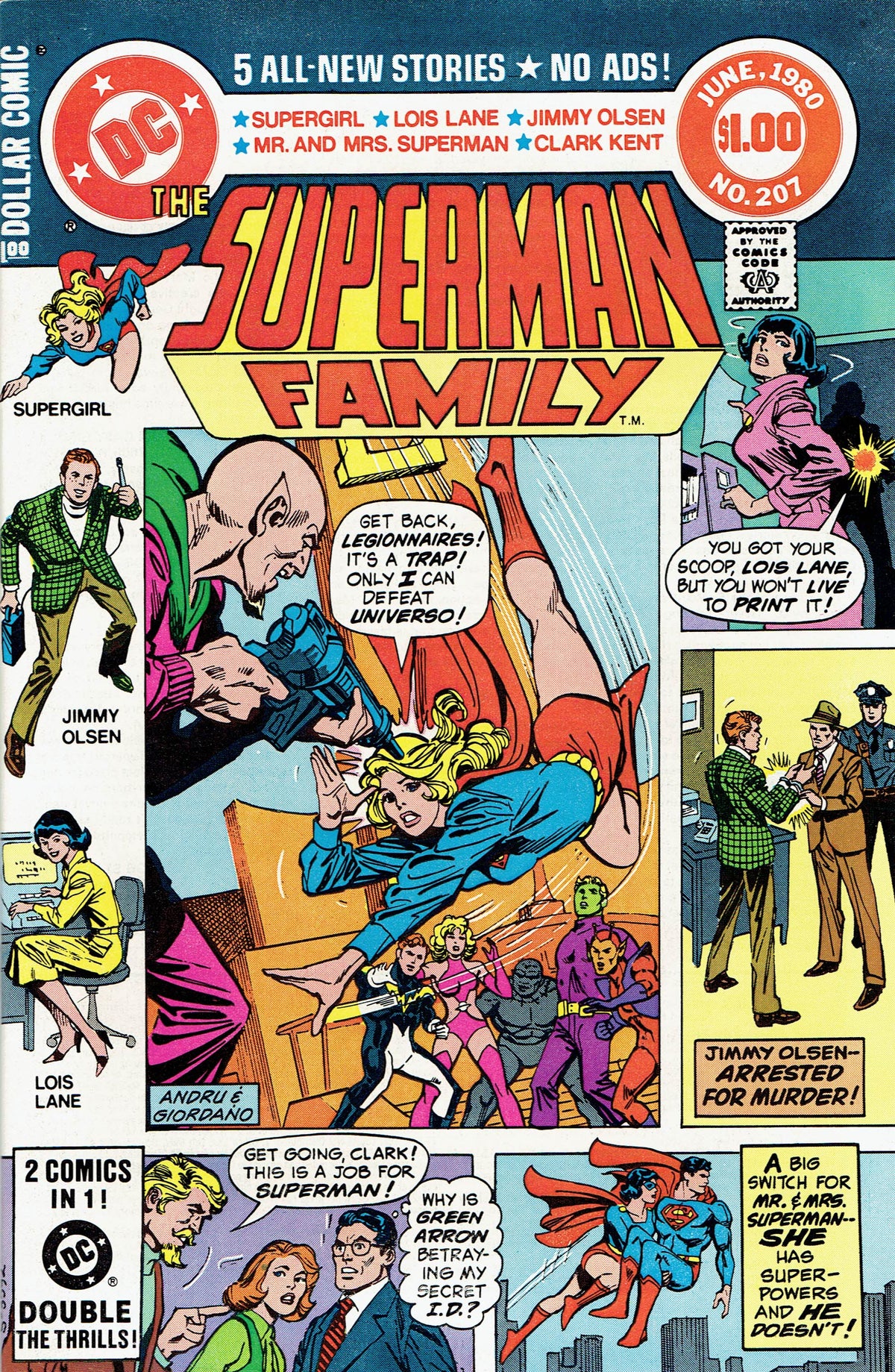 The Superman Family #207 CVR A DC Comics 1980 G/VG