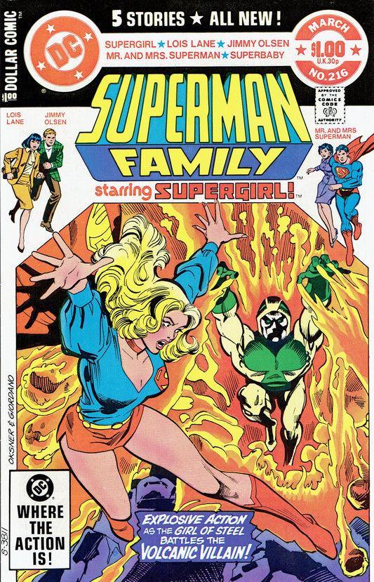 The Superman Family #216 CVR A DC Comics 1982 G/VG