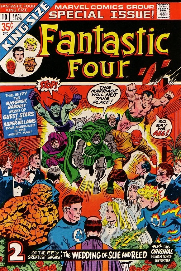 Fantastic Four Annual #10 CVR A Marvel 1973 FN