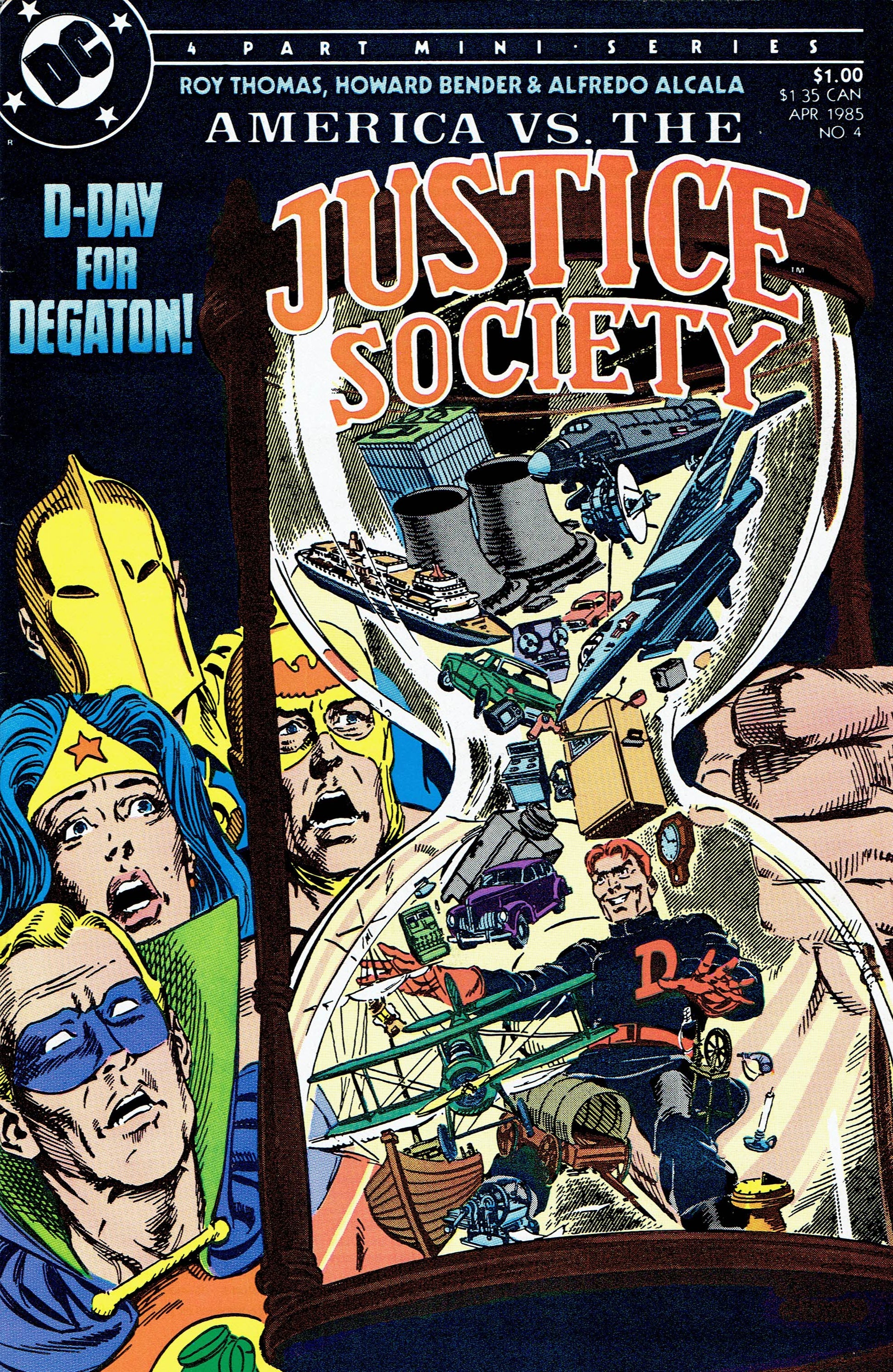 America vs. the Justice Society #4 - CVR A (FN)