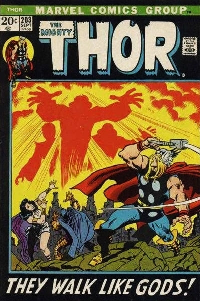 Thor #203 CVR A Marvel 1972 FN