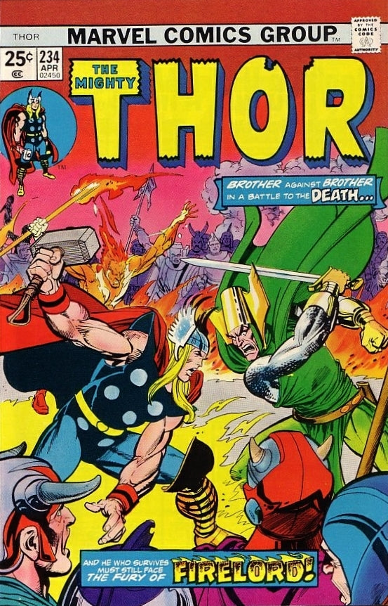 Thor #234 CVR A Marvel 1975 FN