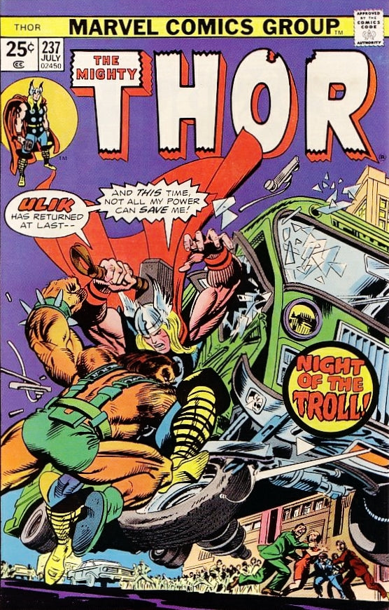 Thor #237 CVR A Marvel 1975 FN