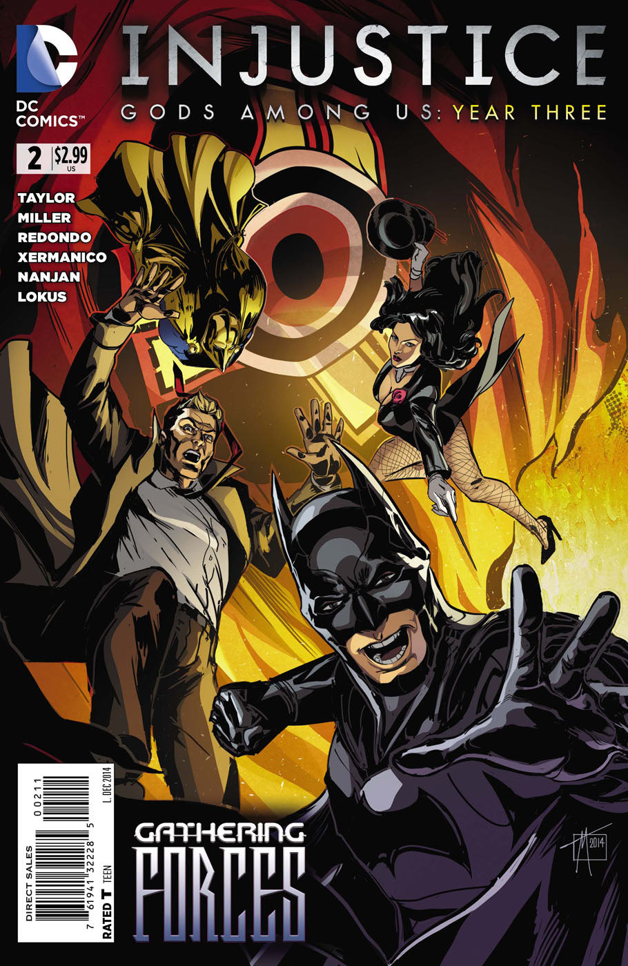 Injustice: Gods Among Us Year Three #2 CVR A dc comics 2014 FN