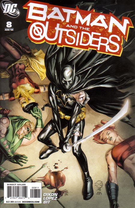 Batman and the Outsiders #8 CVR A DC Comics 2008 FN