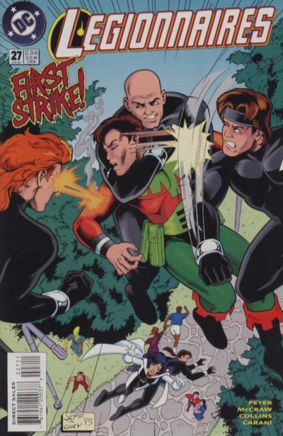 Legionnaires #27 CVR A DC Comics 1995 VF
