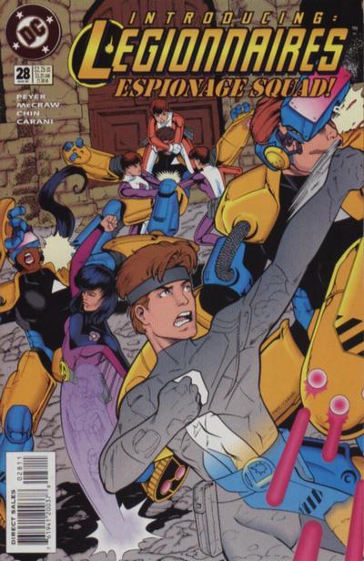 Legionnaires #28 CVR A DC Comics 1995 VF