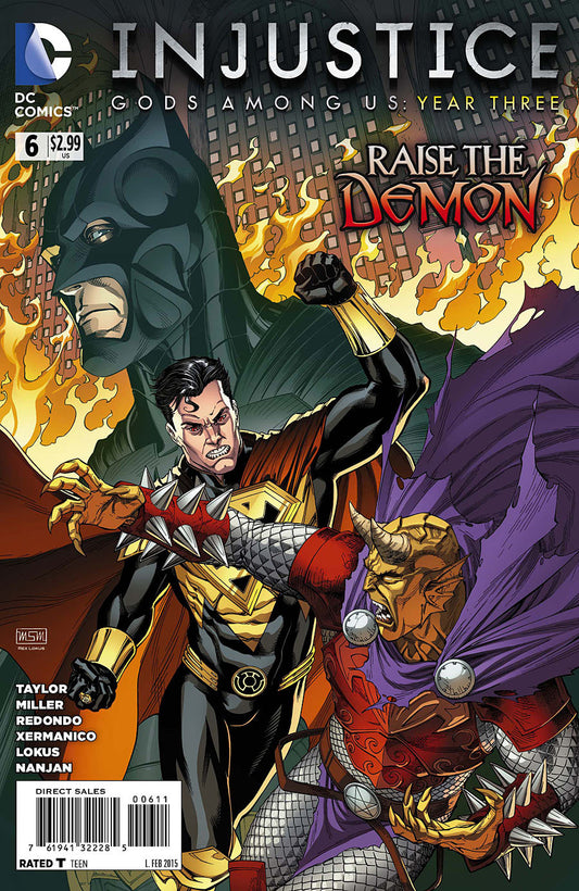 Injustice: Gods Among Us Year Three #6 CVR A dc comics 2014 FN