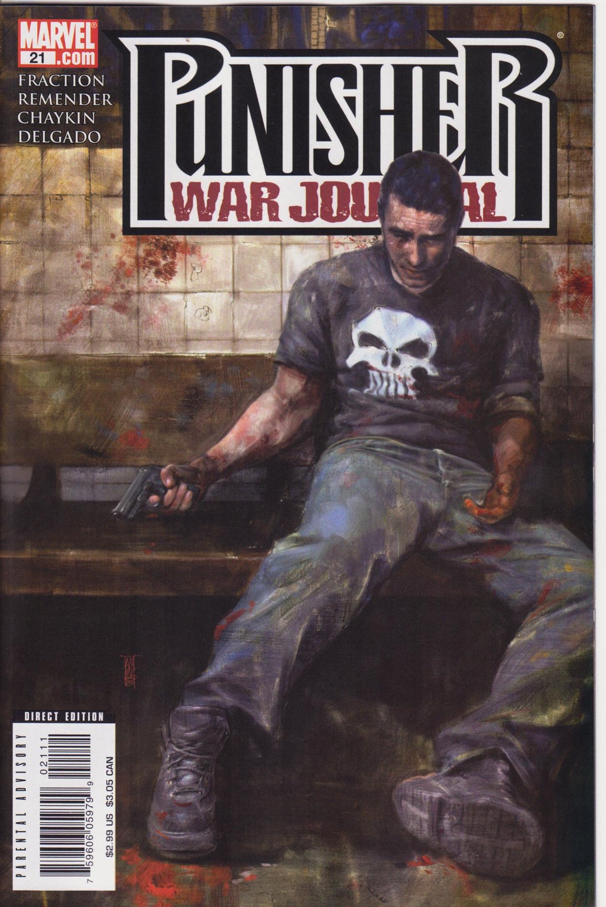 Punisher War Journal #21 CVR A Marvel 2008 FN