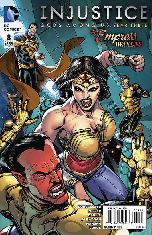 Injustice: Gods Among Us Year Three #8 CVR A dc comics 2015 FN