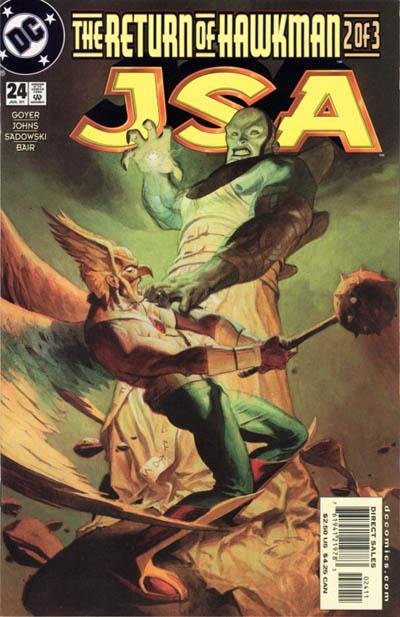 JSA #24 CVR A DC Comics 2001 FN