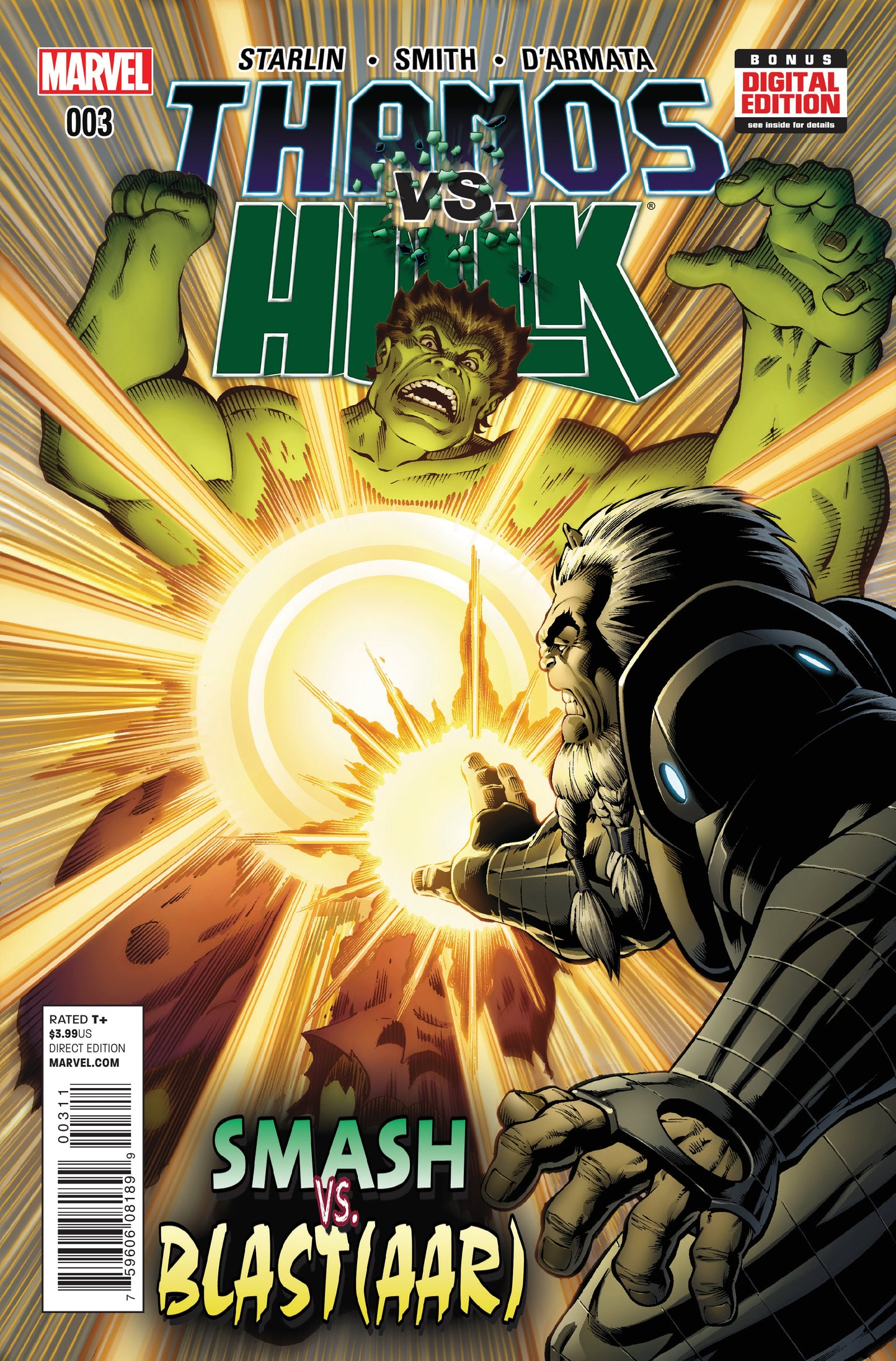 Thanos vs. Hulk #3 - CVR A (VF)