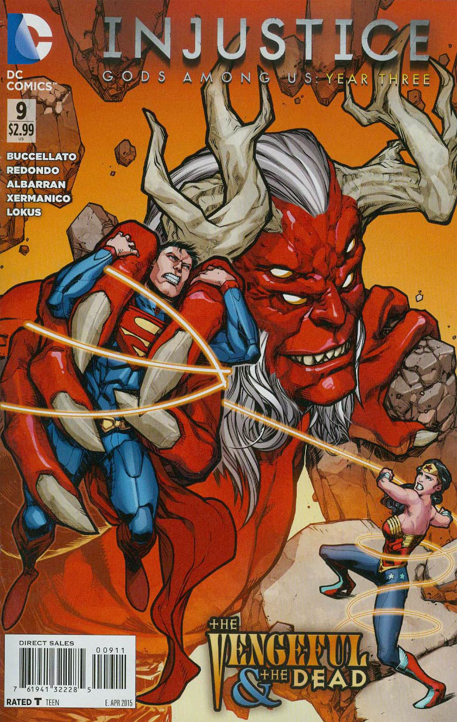Injustice: Gods Among Us Year Three #9 CVR A dc comics 2015 FN