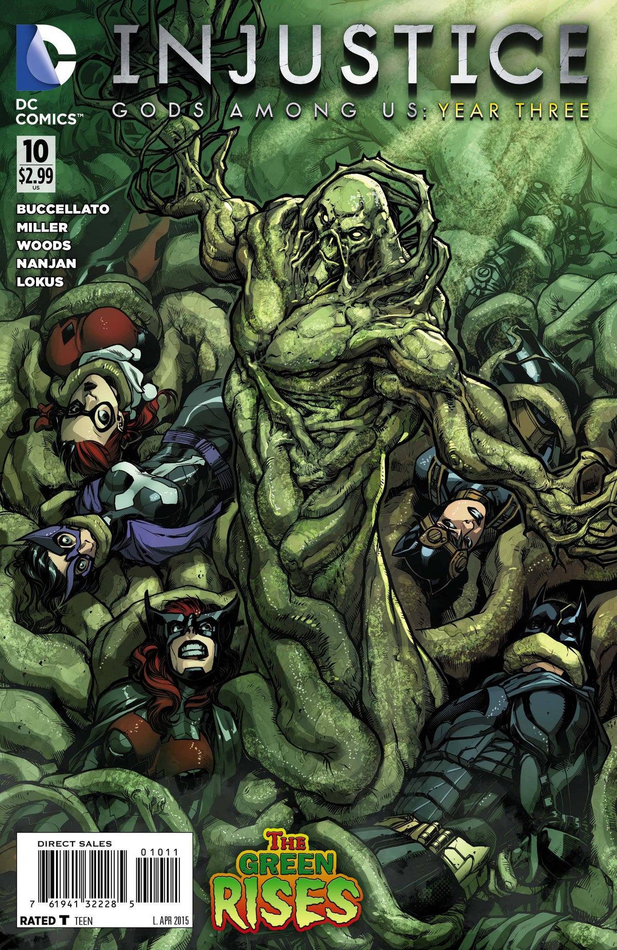 Injustice: Gods Among Us Year Three #10 CVR A dc comics 2015 FN