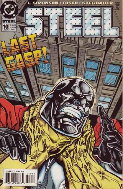 Steel #10 CVR A DC Comics 1994 FN