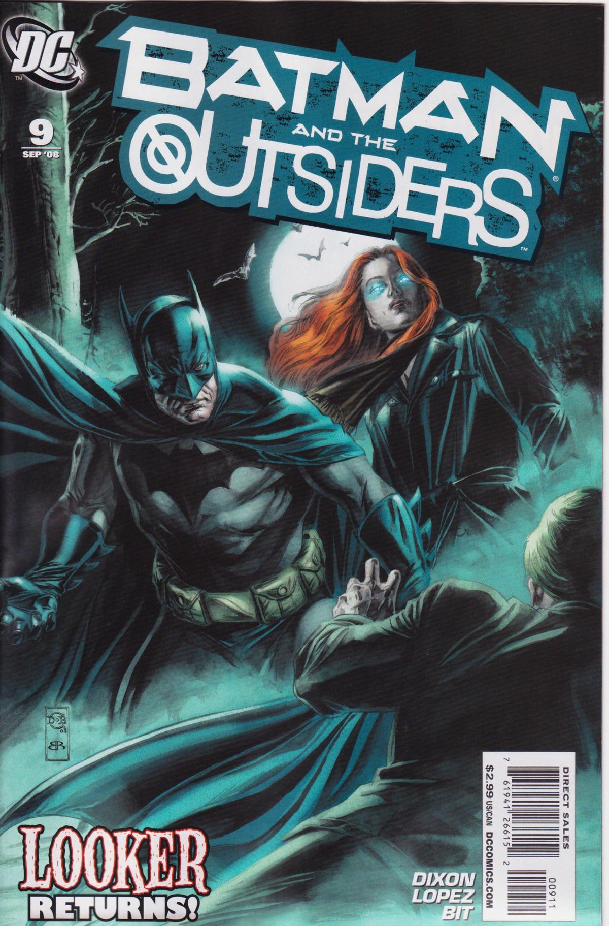 Batman and the Outsiders #9 CVR A DC Comics 2008 FN