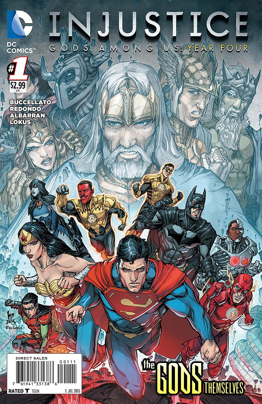 Injustice: Gods Among Us Year Four #1 CVR A dc comics 2015 FN