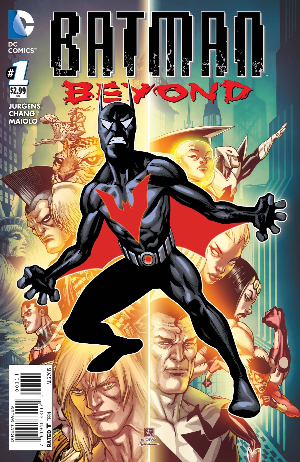 Batman Beyond #1 CVR A DC Comics 2015 VF