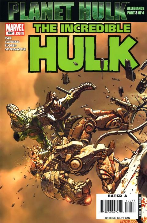 Incredible Hulk #102 CVR A Marvel 2007 VF