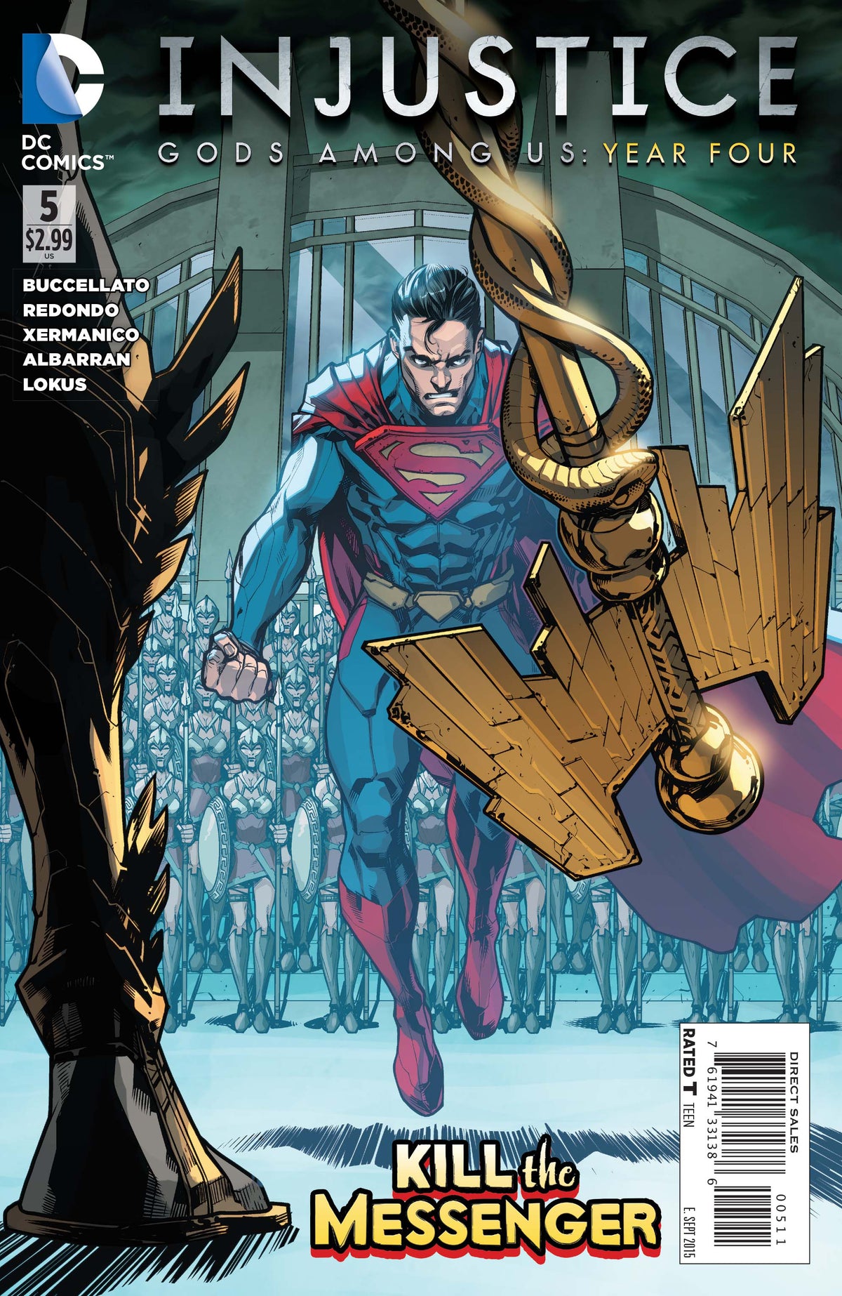 Injustice: Gods Among Us Year Four #5 CVR A dc comics 2015 FN