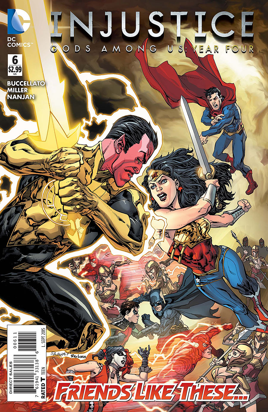 Injustice: Gods Among Us Year Four #6 CVR A dc comics 2015 FN