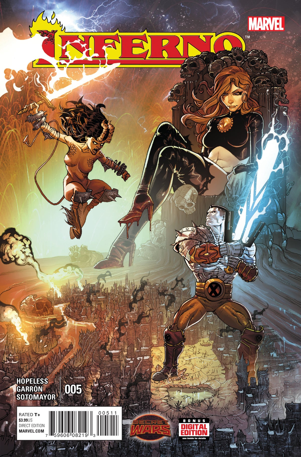 Inferno #5 CVR A Marvel 2015 FN