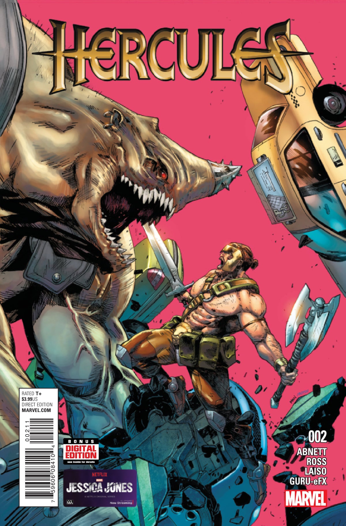 Hercules #2 CVR A Marvel 2015 VF