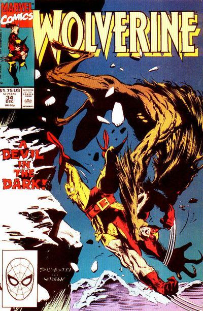 Wolverine #34 CVR A Marvel 1990 FN