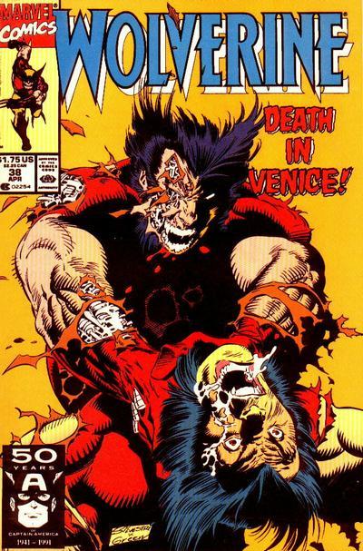 Wolverine #38 CVR A Marvel 1991 FN
