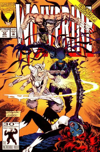 Wolverine #52 CVR A Marvel 1992 FN