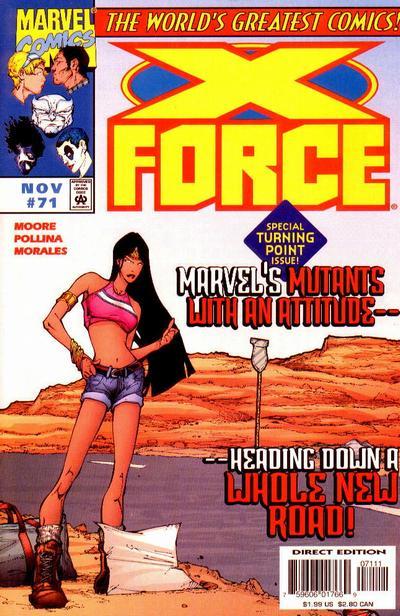 X-Force #71 CVR A Marvel Comics 1997 FN