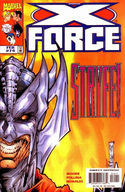 X-Force #74 CVR A Marvel Comics 1998 FN