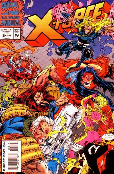 X-Force Annual #2 CVR A Marvel 1993 FN