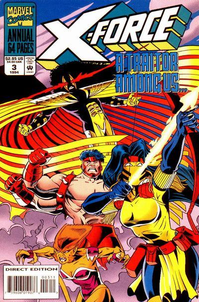 X-Force Annual #3 CVR A Marvel 1994 FN
