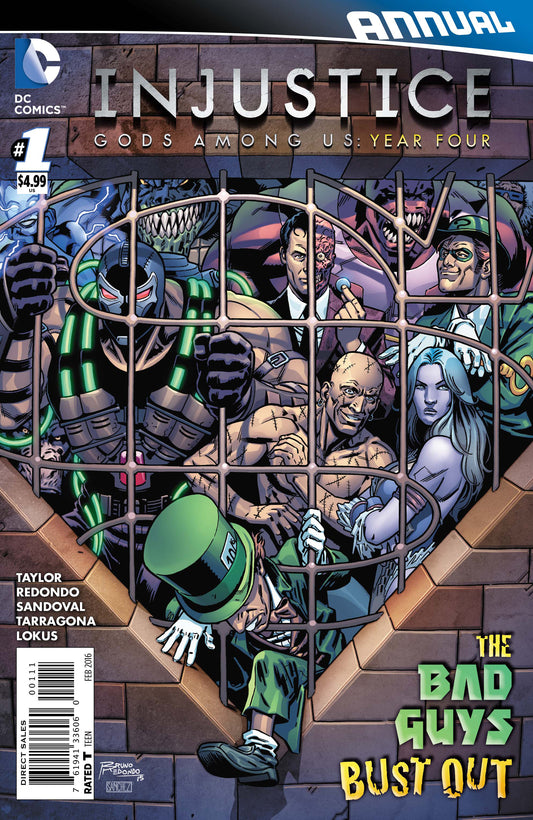 Injustice: Gods Among Us: Year Four Annual #1 CVR A dc comics 2015 FN
