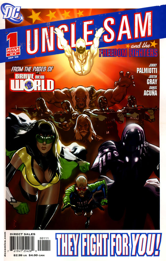 Uncle Sam and the Freedom Fighters #1 CVR A DC Comics 2006 FN