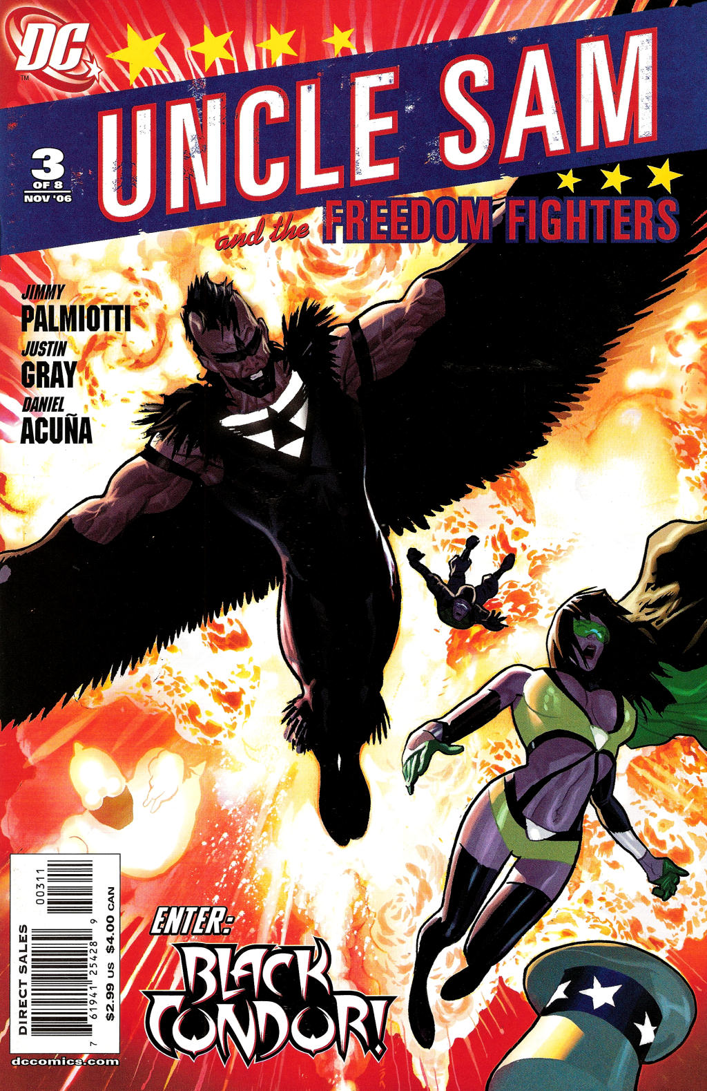 Uncle Sam and the Freedom Fighters #3 CVR A DC Comics 2006 FN
