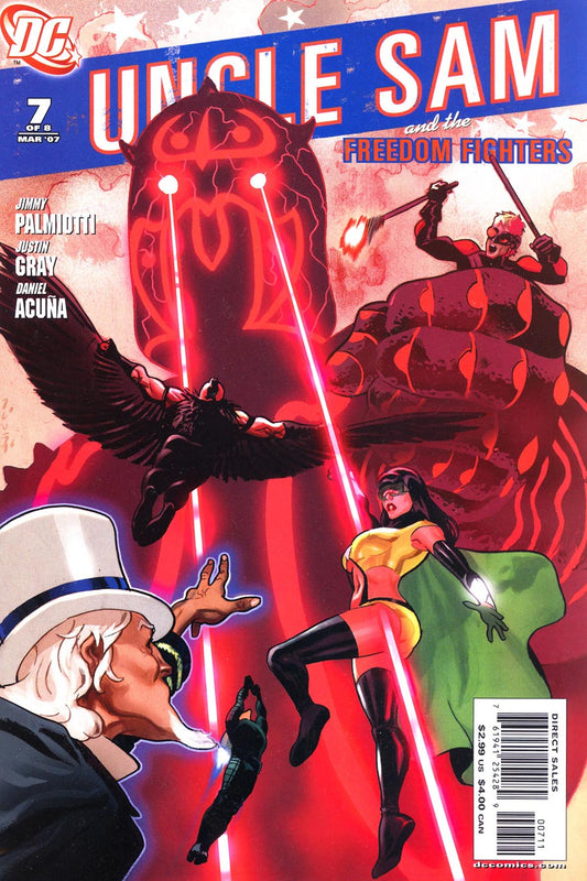 Uncle Sam and the Freedom Fighters #7 CVR A DC Comics 2007 FN